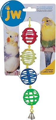 J.w. pet activitoy petit jouet à ficelle en filet pour oiseaux, différentes couleurs