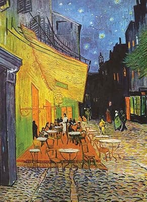 Cahier terrasse du café de van gogh la nuit
