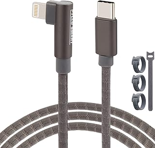 Câble de chargeur belexmart pour iphone et ipad de 1,2 mètre, câble
