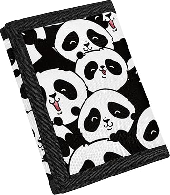 Mini portefeuilles confortables pour enfants pour garçons et filles, porte-monnaie à trois volets