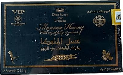 Miel khan manuka à la gelée royale, 12x15g