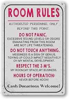 Panneau de chambre d'adolescentes décoration de porte garçons d'adolescents panneaux de règles filles. La marketplace qui fait du bien à votre budget : Diaytar