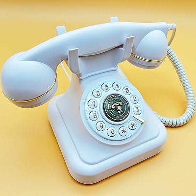 Téléphone fixe rétro, cadran filaire classique rétro centeno des années 1960, téléphone