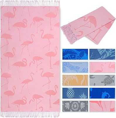 Serviette de plage turque extra large, sans sable, à séchage rapide, légère