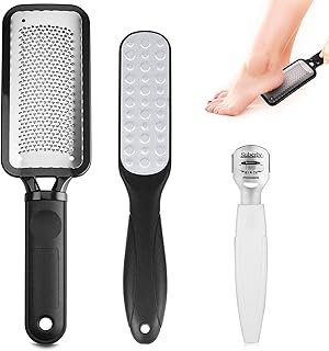 Ensemble de limes à pieds double face en acier inoxydable pour enlever