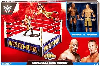 Wwe wrestlemania 29 the rock vs. john cena superstar ring set de most