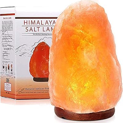 Lampe au sel de l'himalaya m&j 15,24-20,32 cm (1,8-3,17 kg) avec variateur