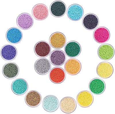 Bh panda hole elite perles rondes opaques en verre paquet de 24 boîtes
