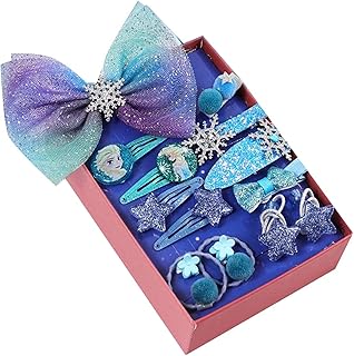 Coffret cadeau de 15 accessoires pour cheveux avec un joli nœud une coiffure