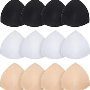 Coussinets de soutien-gorge triangulaires ultra fins en mousse noire et blanche, soutien-gorge de sport de remplacement et maillots de bain de sport pour femmes, bonnets de sport confortables pour soutiens-gorge de sport et bikinis. Des économies garanties sur chaque commande avec Diaytar
