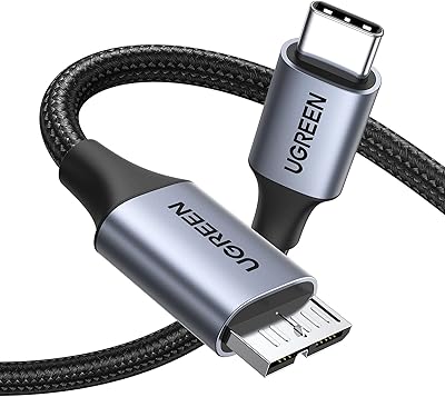 Câble de disque dur ugreen - 1 mètre usb c vers micro b