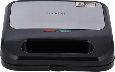 Machine à collations multiple krypton 3 en 1 avec assiettes amovibles, argent, knsm6300