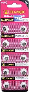 10 piles bouton ag4 / lr66 / 177 / 377 / lr626 longue