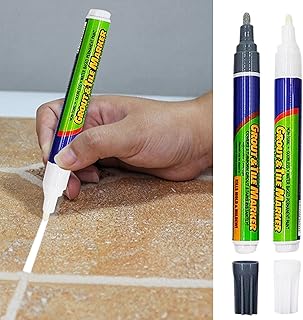 2 pièces marqueur mural restaurateur de coulis stylo de réparation de carrelage marqueur