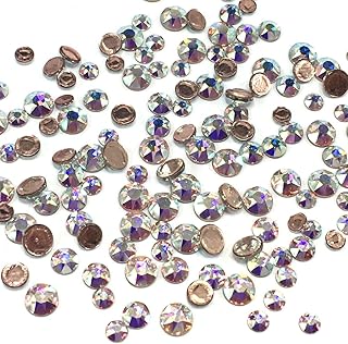 Crystal ab (001 ab) 2038/2078 swarovski thermocollant sur hotfix tailles mixtes ss12 ss16