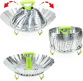 Panier à vapeur instantané en acier inoxydable pour aliments et légumes poissons fruits