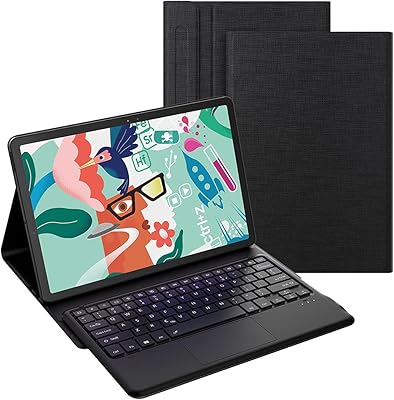 Foluu galaxy tab s7 fe étui avec clavier 12,4