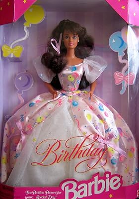 Poupée barbie de noël (brunette) le plus beau cadeau pour vous...