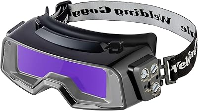 Lunettes de soudage à obscurcissement automatique, lunettes de soudage automatiques à énergie solaire