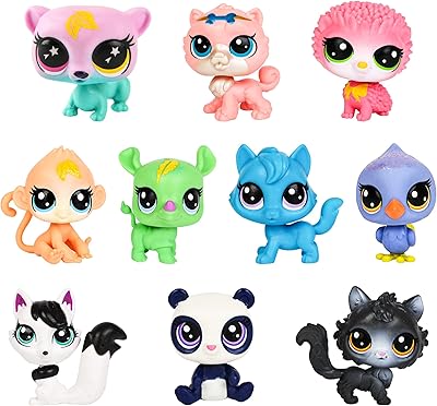 Ensemble de jouets pour petits animaux palami lps, composé de 10 pièces