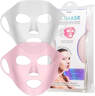 Support de masque facial anti-rides réutilisable en silicone pour masques en feuille, couvre-masque
