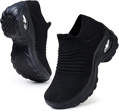 Chaussures de marche hkr pour femmes, soutien de la voûte plantaire confortable, maille
