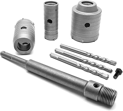 Kits de scie cloche pour béton seimneire, scie cloche pour maçonnerie 30/40/60 mm