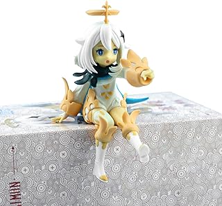 Figurine genshin paimon de merch impact figurine assise à l'échelle 1 7