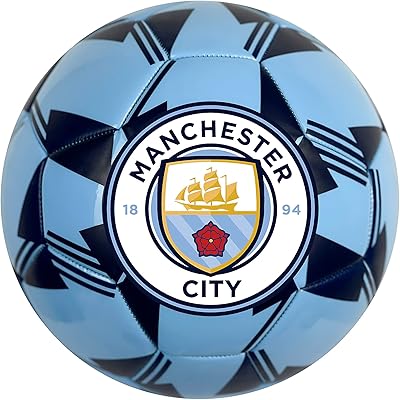 Manchester city football n°4, ballon de ville sous licence (taille 4)