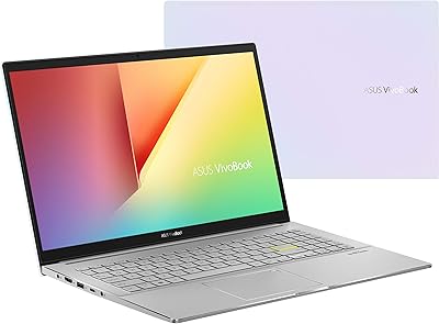Ordinateur portable asus vivobook s15 s533 fin et léger, écran fhd 15,6 pouces
