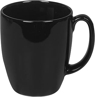 Tasse en céramique noire corel livingware de 11 onces (lot de 4)