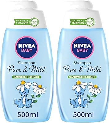 Nivea shampoing pur et doux pour bébé à l'extrait de camomille, 2 x