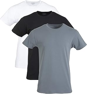 Maillot de corps extensible à col rond en coton pour homme, lot