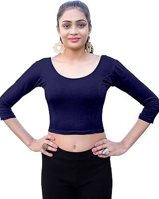 Crazy pashaat chemisier extensible au design indien prêt à l'emploi pour femme, noisette