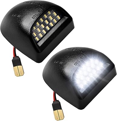 Lesauce lot de 2 feux de plaque d'immatriculation led de rechange pour chevrolet