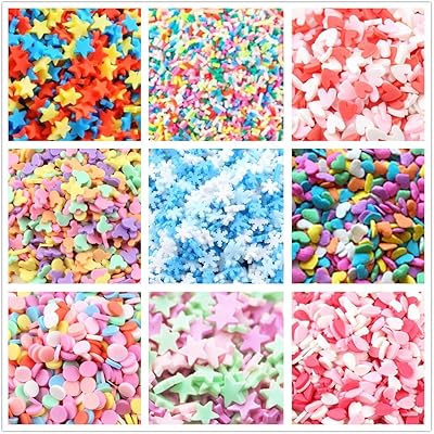 Anphie faux bonbons bonbons sucre saupoudrés - paquet de 10 saupoudrages de glaçage