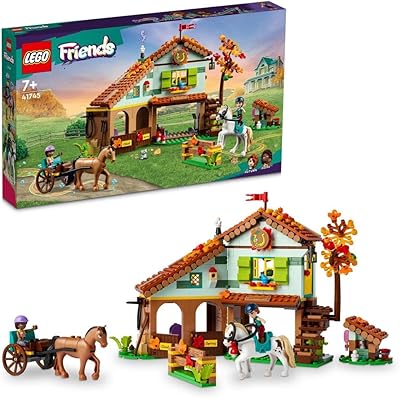 Lego® friends 41745 ensemble de construction le cheval de l'écurie d'automne (545 pièces)