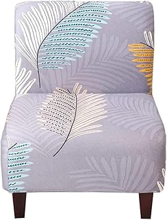 Housse de chaise sans accoudoirs, housse de chaise sans accoudoirs, style floral, housse
