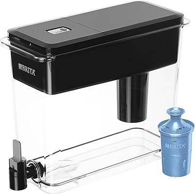 Distributeur d'eau ultra max de 18 tasses sans bpa avec filtre