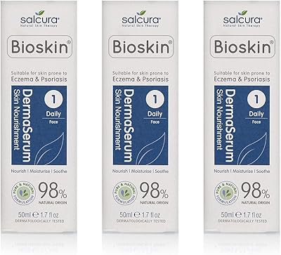 Traitement naturel de la peau salcura pack trio dermaserum sérum visage doux