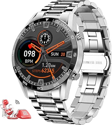 Montre intelligente lige pour hommes pour téléphones android ios (répondre-passer des appels) 2022