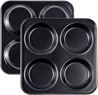 Poêle à frire umfzik top, lot de 2 poêles de cuisson noires antiadhésives