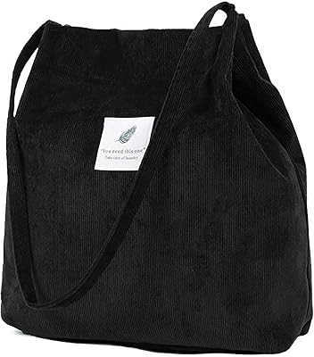 Sac à main en toile de velours côtelé pour femmes et filles