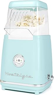 Machine à pop-corn électrique nostalgia hot air 12 tasses sain sans huile