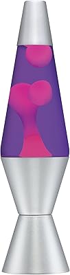 Lampe à lave lampe à lave classique, 14,5 pouces, violet/rose