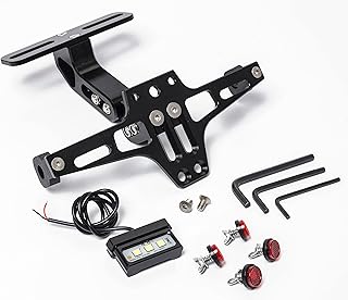 Support de plaque d'immatriculation de moto kronox le kit universel de retrait