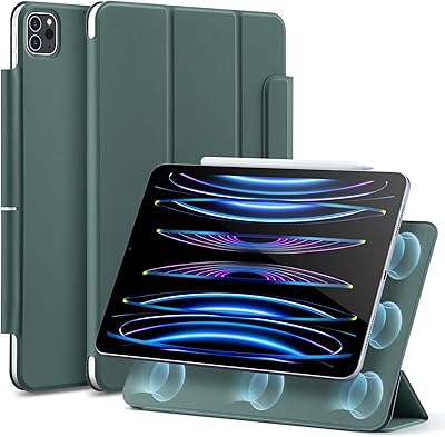 Étui magnétique esr pour ipad pro 11 2021/2020/2018, étui pour ipad pro 11