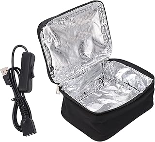 Chauffe-plats personnel portable à four électrique 12 v, chargement usb, léger et portatif