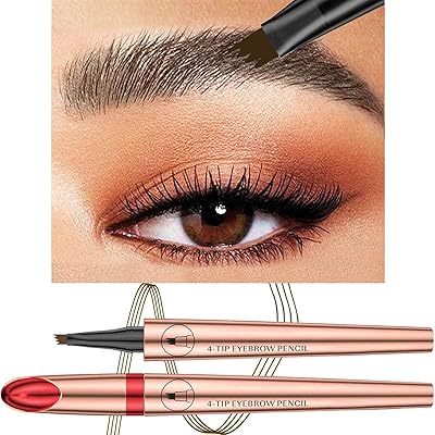 Crayon à sourcils maquillage pour marron foncé stylo avec un applicateur