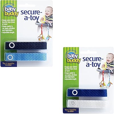 Baby buddy secure a toy ceinture de sécurité jouets sécurisés anneau dentition tétines